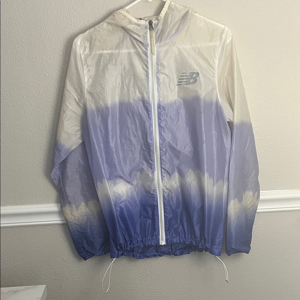 New Balance Kids Gradient Blue and White Raincoat